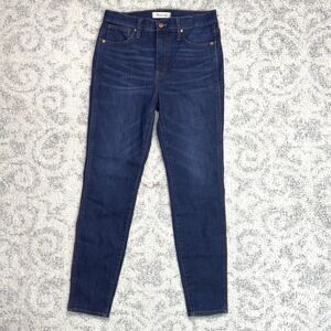 Madewell 10" High Rise Skinny Denim Jeans‎ Women's Size 28 Slim Ankle EUC
